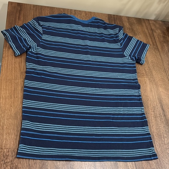 NIKE The Nike Tee Shirt Sz M. Blue with stripes - Picture 3 of 7